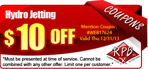 $10 off hydro jetting